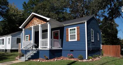 Charming Bungalow-style Home 5 Miles from Downtown, Private Porch & Backyard!