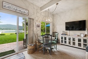 TV - Waterfront Whitefish Lake Apartment | 2 Bed, 2 Bath (Whitefish)