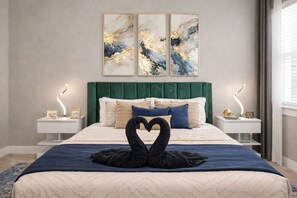 3 bedrooms, desk, iron/ironing board, WiFi