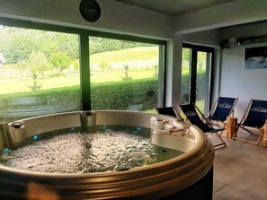 Sauna seca, massagens