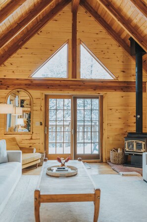 智能电视、壁炉、书