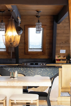 Dining - Secluded Mountain Cabin - Large Deck, Hot Tub, & BBQ, by Forest & Peak Retreats (Divide)
