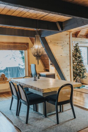 Dining - Secluded Mountain Cabin w/ Large Deck, Hot Tub, & BBQ, by Forest & Peak Retreats (Divide)