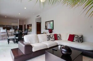 Departamento Deluxe | Área de sala de estar