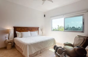 2 bedrooms, blackout curtains, free WiFi, bed sheets