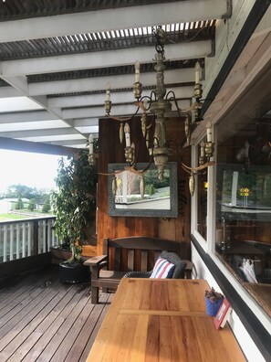 Terrace/patio - Bluff Hill Lighthouse B&B (Napier)