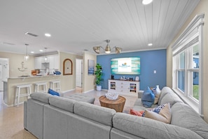 Smart TV, video games, books, stereo