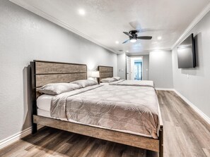 5 bedrooms, iron/ironing board, travel crib, free WiFi