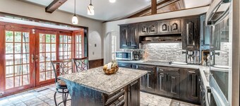 Beautiful home with large outdoor pool and hot tub. Large beautiful backyard