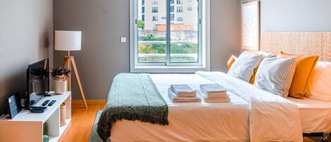 1 Schlafzimmer, Bügeleisen/Bügelbrett, kostenloses WLAN, Bettwäsche