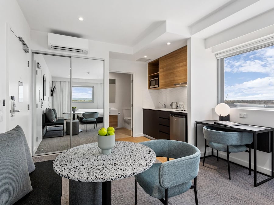 Premium bedding, Select Comfort beds, in-room safe