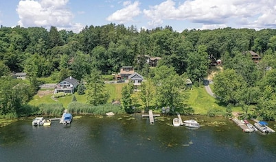 Newly Built Lakefront Home - Less than 5 minutes to the track!