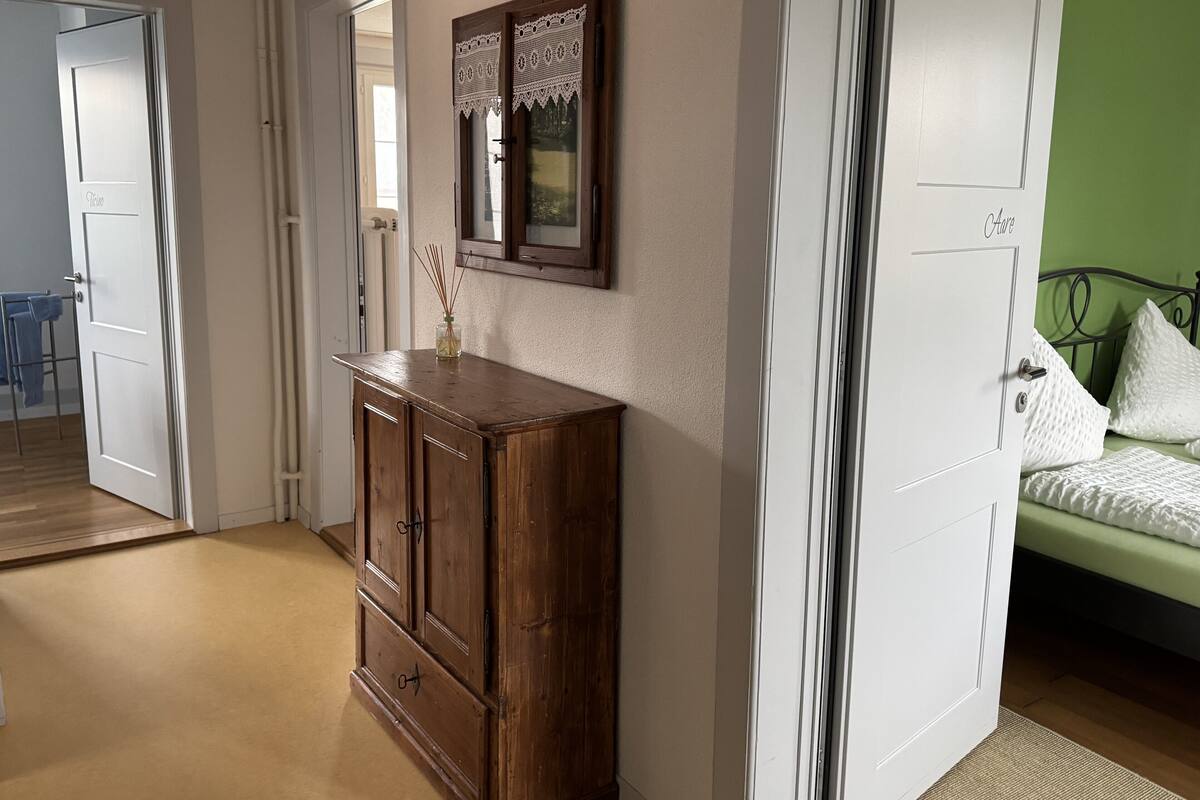 Classic Apartment | Living area | 55-cm flat-screen TV with cable channels, TV
