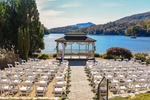 Außenbereich für Bankette