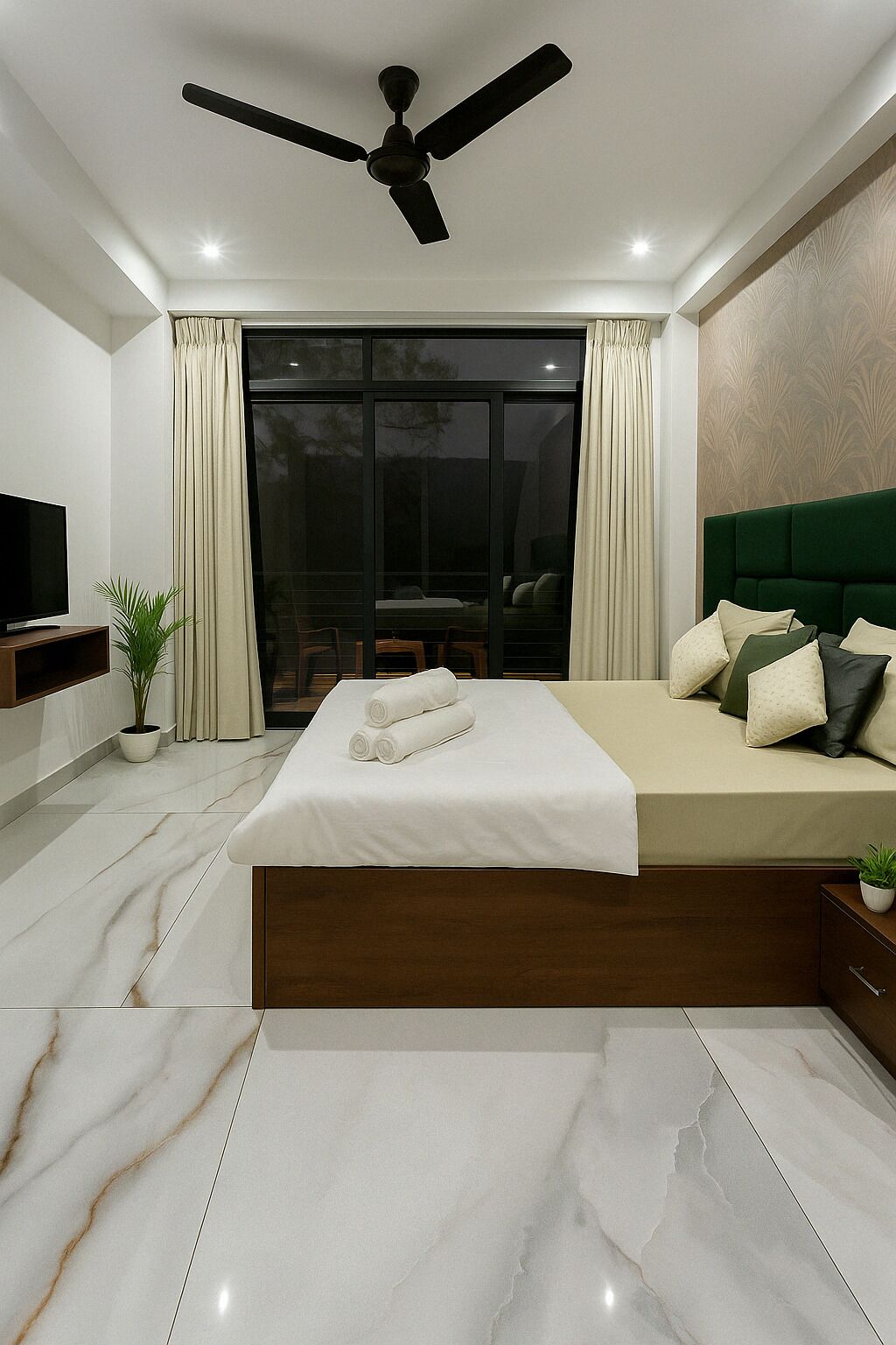 4 bedrooms, iron/ironing board, free WiFi, bed sheets