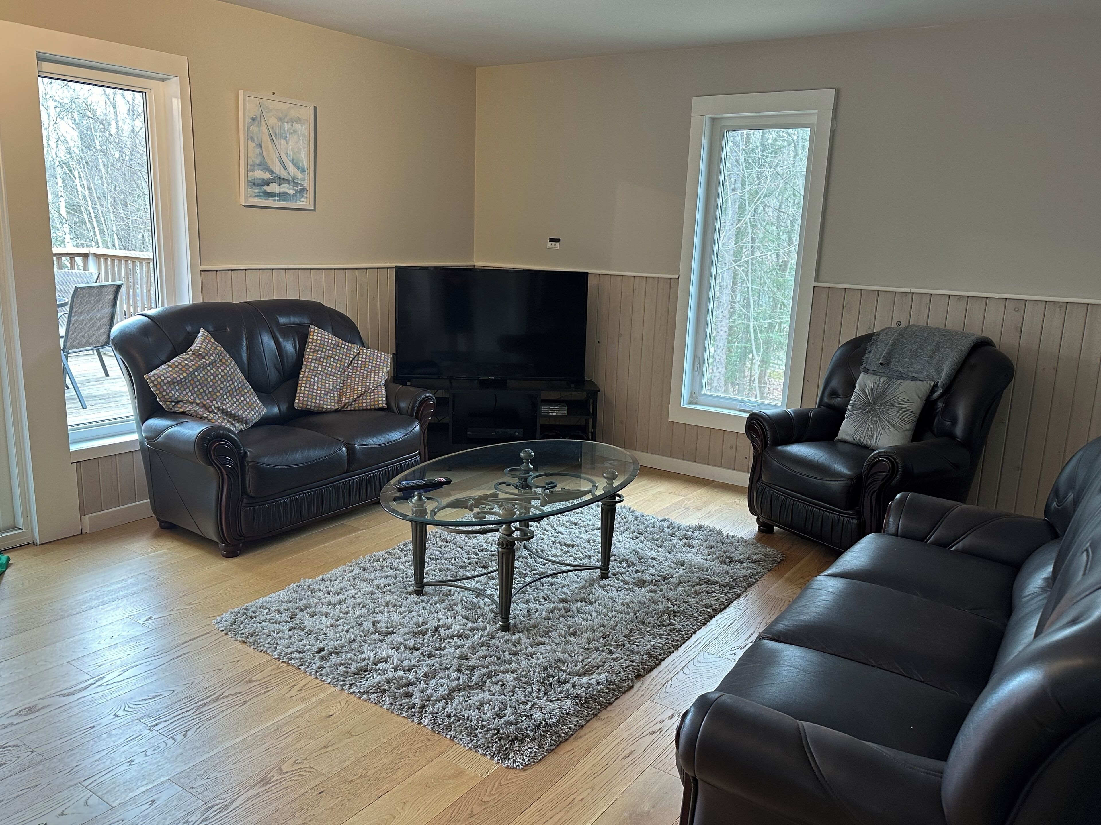 TV connectée, cheminée, jeux vidéo, lecteur de DVD