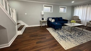 TV, fireplace, offices