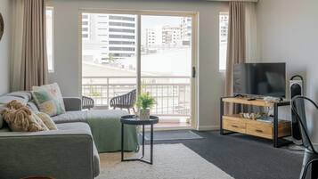 Kaupunkihuoneisto | Olohuone | Älytelevisio, Netflix, suoratoistopalvelut