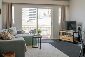 Apartamento urbano | Sala de estar | Smart TV, Netflix, serviços de streaming
