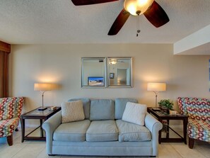 Condo, 2 Bedrooms | Living room - Phoenix II 2052 by Gold Star Vacation Rentals (Orange Beach)