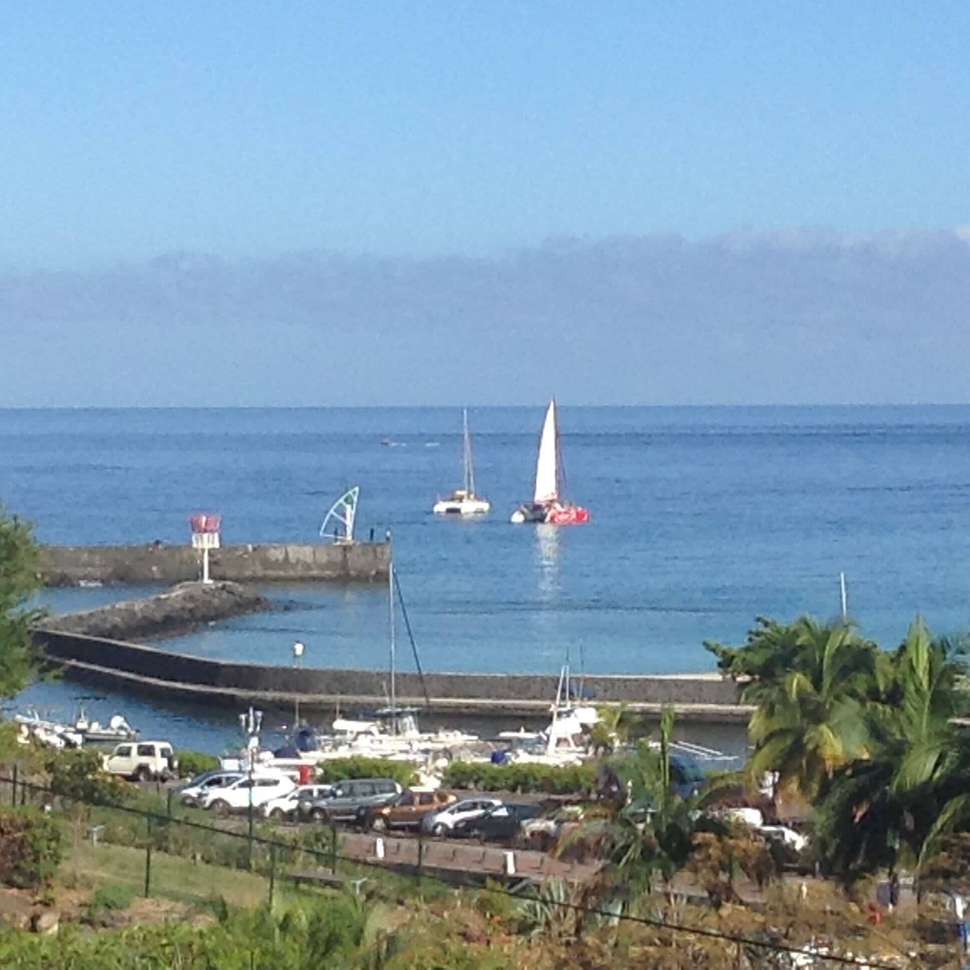 Blick von der Unterkunft