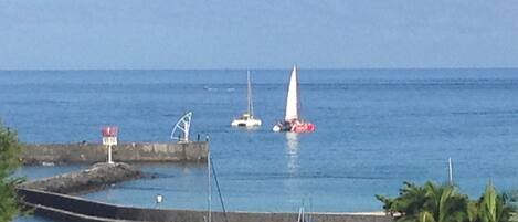 Blick von der Unterkunft