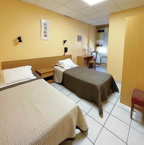 Individually decorated, laptop workspace, bed sheets