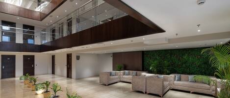 Sala de estar en el lobby