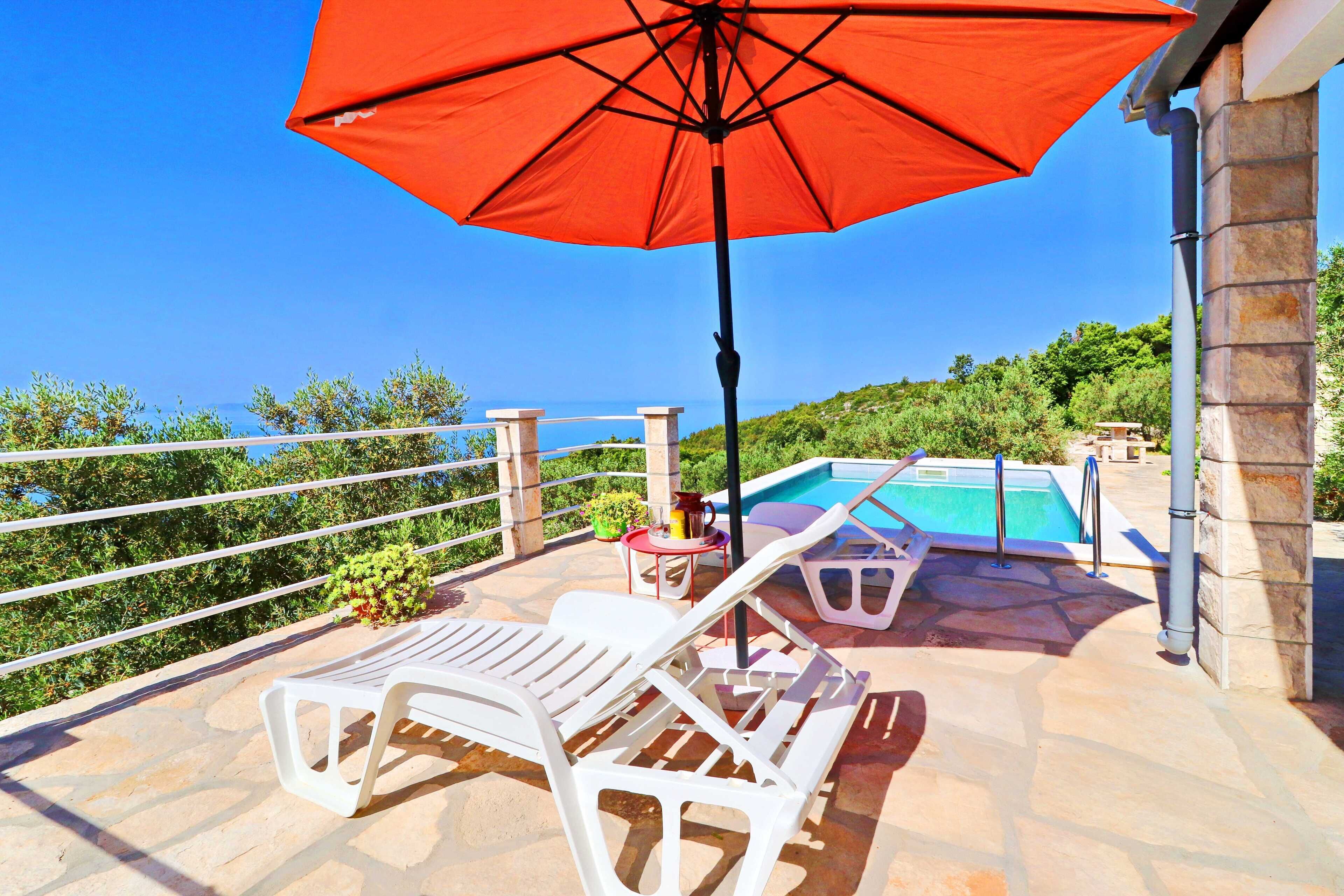 House (One Bedroom Holiday Home with Swimmin) | Terrace/patio