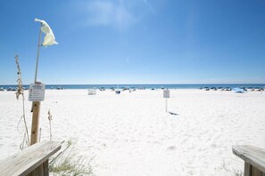 On the beach