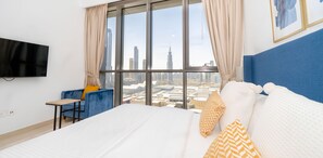 デラックス アパートメント | 4 室のベッドルーム、遮光カーテン、アイロン / アイロン台、WiFi (無料)