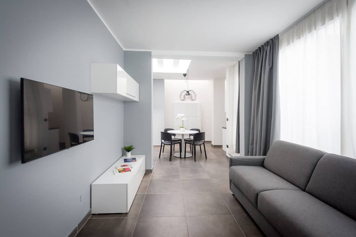 Comfort Apartment, 1 Bedroom, Terrace | Living area