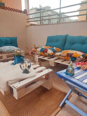 Terrace/patio - Apartment 'Il Posto del Cuore' close to City Centre with Terrace & A/C (Brindisi)
