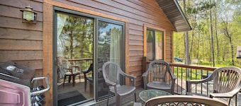 Fire Pit + Sauna: Waterfront Escape in Crosslake!