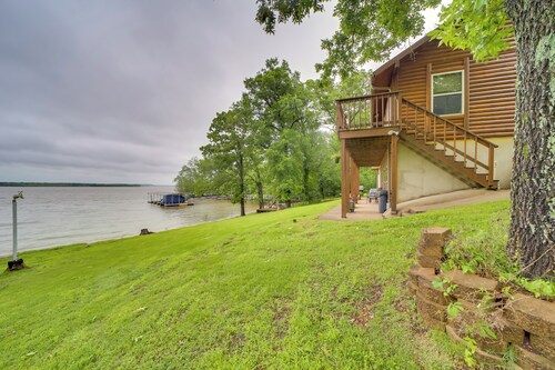 Boat Dock & Fire Pit: 'Sunset Cove' Lakefront Gem