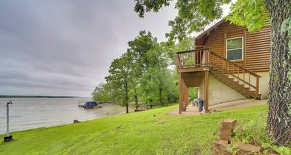 Boat Dock & Fire Pit: 'Sunset Cove' Lakefront Gem