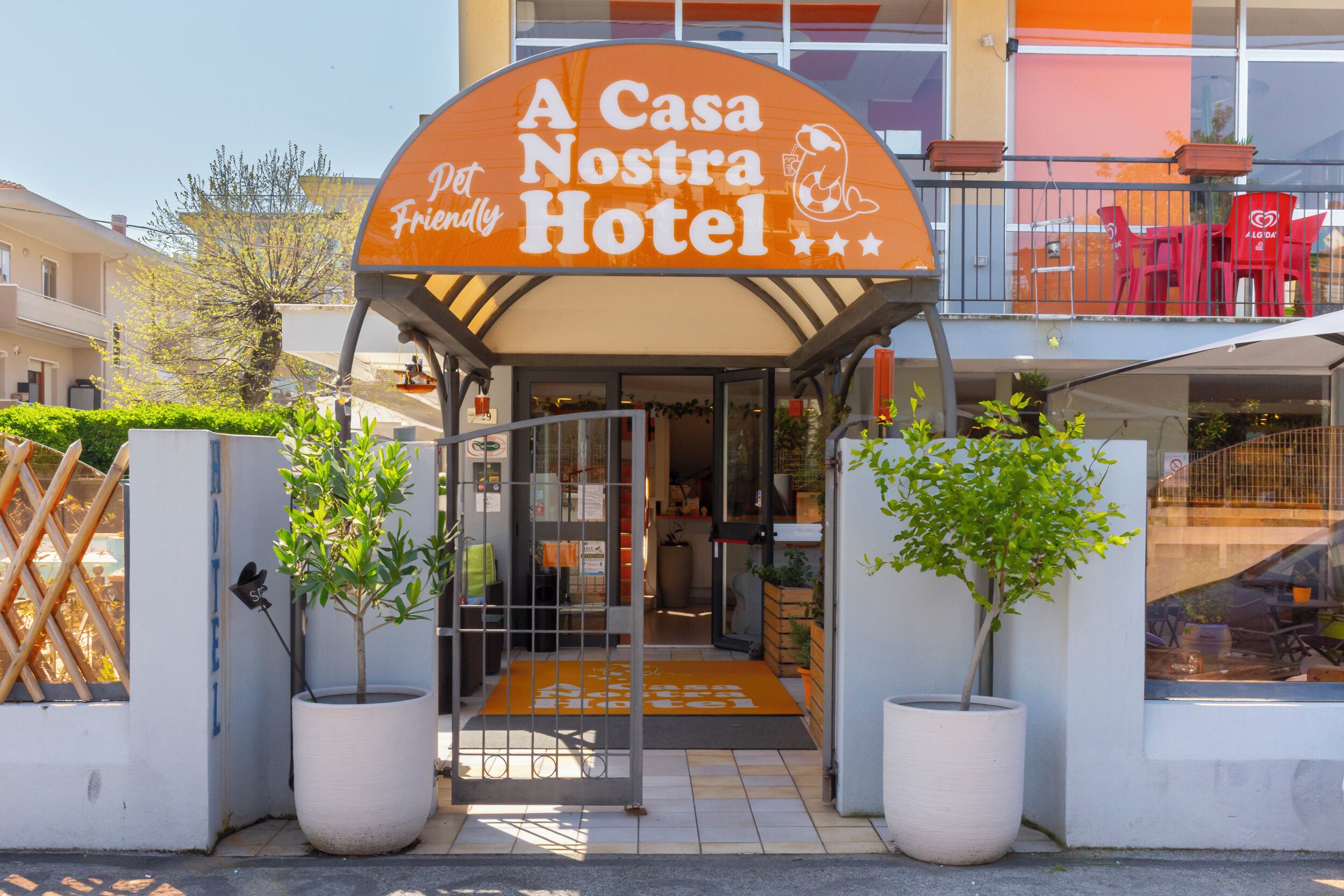 Fassade der Unterkunft