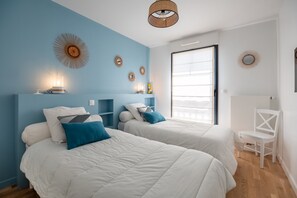 2 slaapkamers, een strijkplank/strijkijzer, gratis wifi