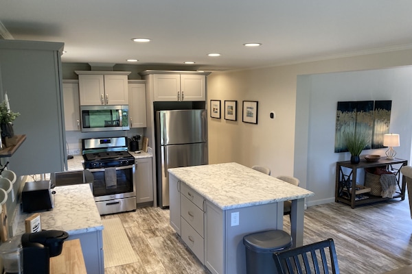 Another view of kitchen from dining area