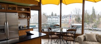 Downtown with views of Lake Michigan, channel, and Round Lake