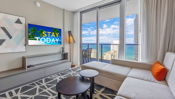 Unclassified image, 1 of 41, button - OCEAN VIEW 2BD-2BA CONDO 2207 (Hollywood)