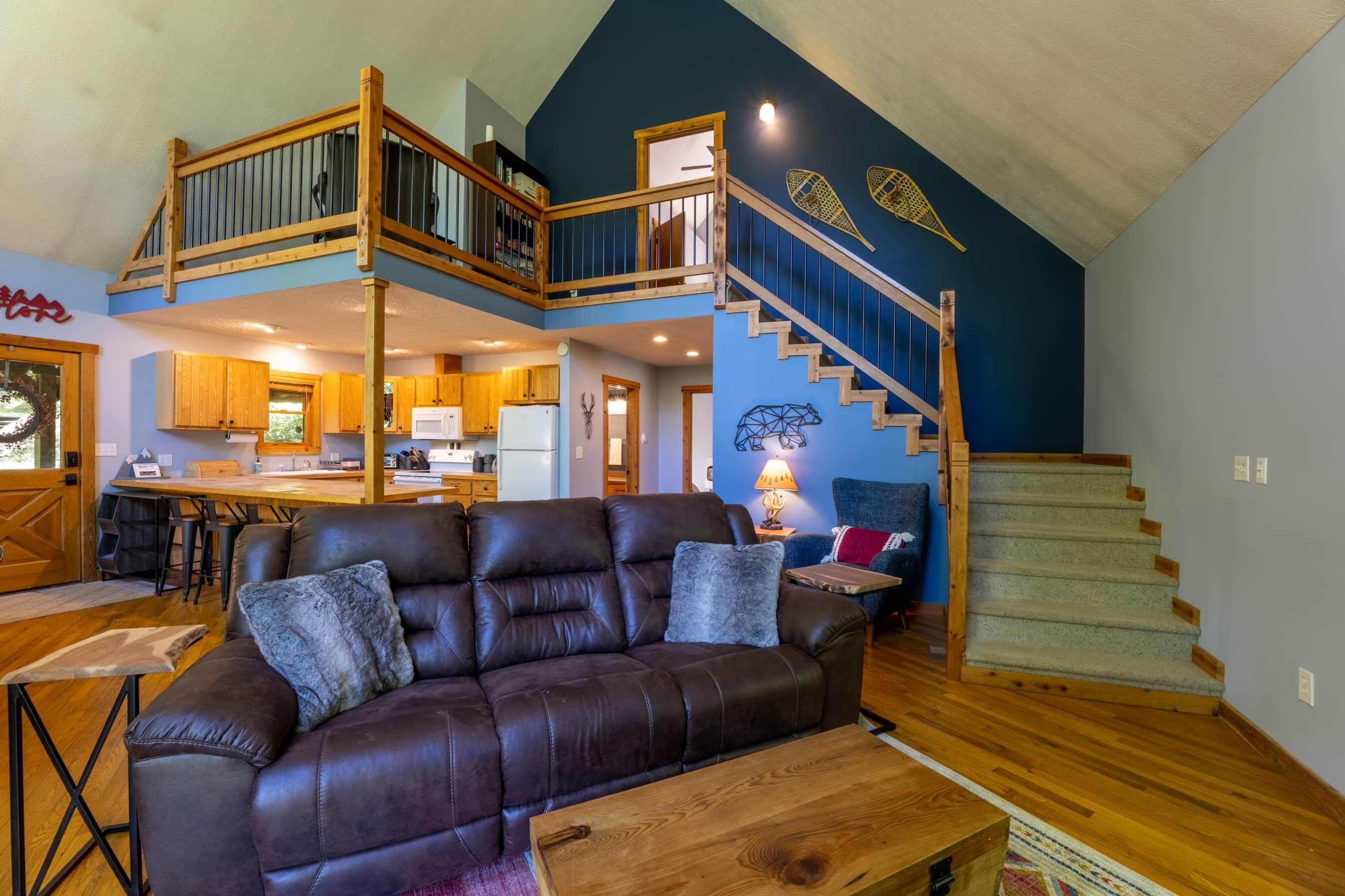 Televisie en een open haard