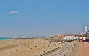 Vlak bij het strand