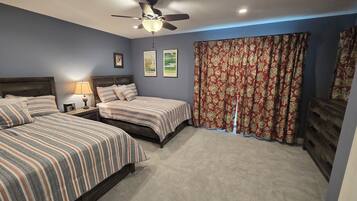 2 bedrooms, iron/ironing board, free WiFi, bed sheets