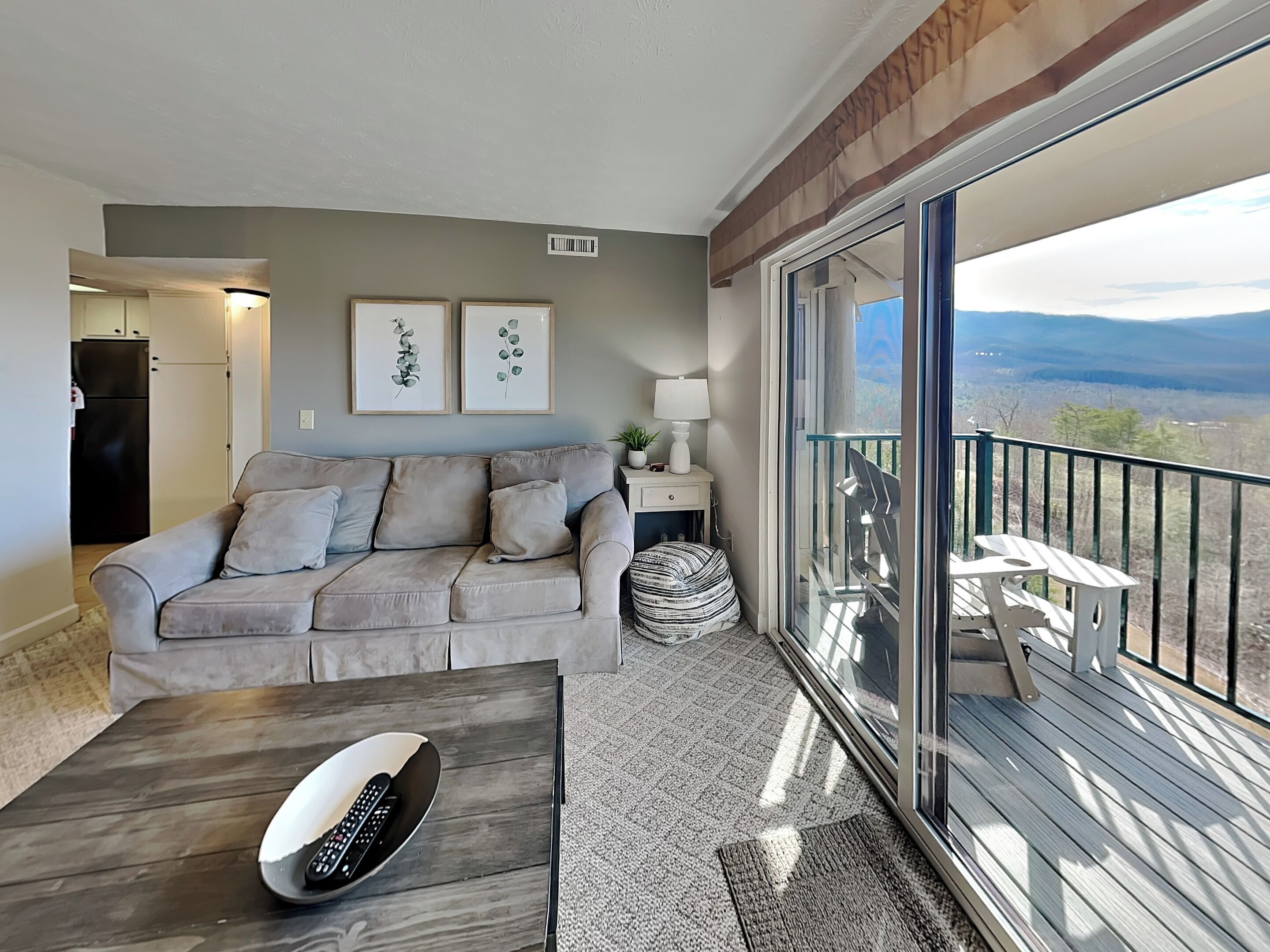 Condo, Multiple Beds, Balcony, Mountain View (#E306 - No Pets) | Living area