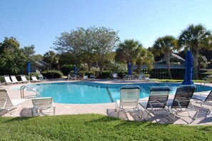 Pool - You are going to love this completely remodeled villa!!! (Hilton Head)