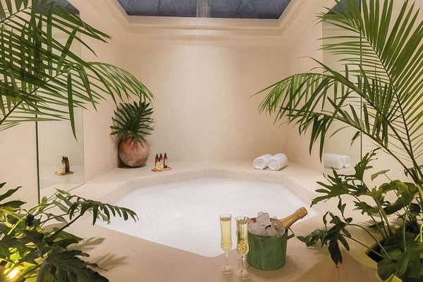 Suite Royal | Baño | Artículos de higiene personal de diseño, secador de pelo y toallas