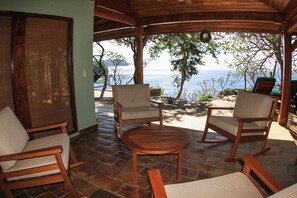 Terrace/patio - Cliffside home in spectacular Redonda Bay (Tola/Rivas)