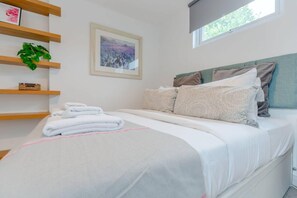 Basic Apartment, 1 King Bed | 1 bedroom, desk, laptop workspace, iron/ironing board