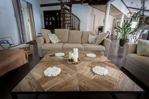 TV, caminetto, impianto stereo